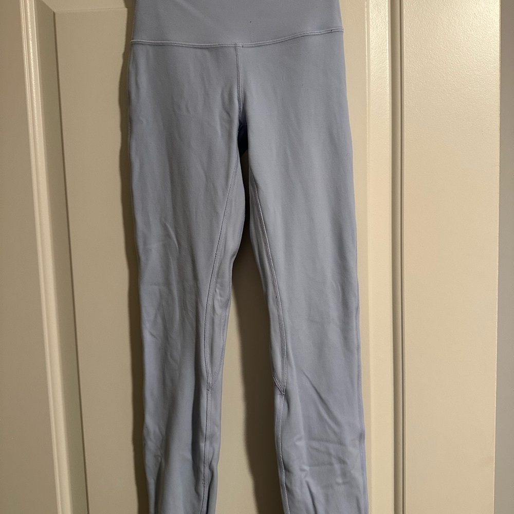 Womens Light Blue lululemon Leggings